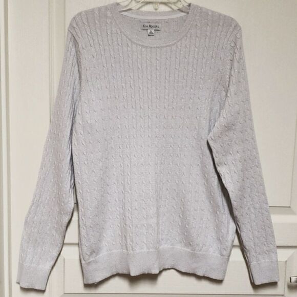Kim Rogers Silver Sparkeling Sweater - Picture 4 of 7